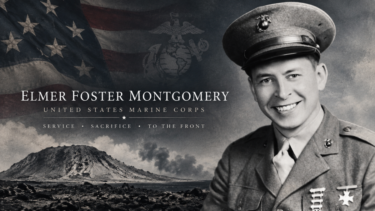 Sergeant Elmer Foster Montgomery United States Marine Corps